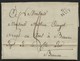 1809 "96/ HUY" En Noir S/ Lettre Datée De Havelange Le 30/08/1809 Et Adressée à Beaune (Bourgogne). Voir Description - 1794-1814 (Periodo Francese)