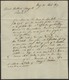 1809 "96/ HUY" En Noir S/ Lettre Adressée à Pommard. Voir Description - 1792-1815: Départements Conquis