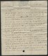 1813 "94 / LOUVAIN" En Noir S/ Lettre Datée Du 5/12/1813 Adressée à Beaune (Côte D'or). Voir Description - 1792-1815: Départements Conquis