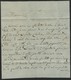 1806 "97 / DINANT" (27*10.5) En Noir S/ Lettre Datée De Bouvignes Sur Meuse Et Adressée à Pommard. Voir Description - 1792-1815: Départements Conquis