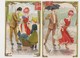 2 Cartes Fantaisie / Printemps D'amour - Couples