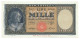 1000 LIRE ITALIA ORNATA DI PERLE MEDUSA 25/09/1961 SUP+ - Other & Unclassified