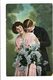 CPA - Carte Postale Pays Bas- Couple -jeune Femme Tenant Des Lilas-1919 VM3930 - Koppels