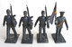 FIGURINE CHERILEA OU REAMSA Armée Moderne 4 SOLDATS ESPAGNOLS ? AU DEFILE Soldat - Militaires