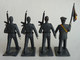 FIGURINE CHERILEA OU REAMSA Armée Moderne 4 SOLDATS ESPAGNOLS ? AU DEFILE Soldat - Militaires