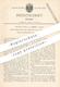 Original Patent - Victor Avril , Zabern / Elsass , 1888 , Schleifmaschine Für Ovale Scheiben | Schleifen , Schleiferei - Documents Historiques