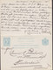 Netherlands UPU Postal Stationery Ganzsache 5/5c. Wilhelmina Met Betaald Antwoord AMSTERDAM 1895 CHARLOTTENBURG Berlin - Ganzsachen