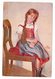 1921. KINGDOM OF SHS, CROATIA, TPO 20 OSIJEK-ZAGREB, YOUNG GIRL, ILLUSTRATED POSTCARD, USED - Yugoslavia