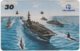 BRASIL I-502 Magnetic Telemar - Painting, Military, Aircraft Carier - Used - Brésil