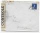 BELGIQUE - 1945 - ENVELOPPE De IZEGEM => GUERET (CREUSE) Vec CENSURE L.L.Y - Guerre 40-45 (Lettres & Documents)