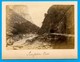 Suisse Valais Brigue * Route Col Du Simplon - Photo Albumine 1881 - Voir Scans - Antiche (ante 1900)