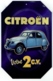 Publicité. Petite Plaque En Tôle. Citroën 2 CV. Editions Atlas. - Targhe In Lamiera (a Partire Dal 1961)