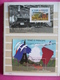 Album Bloc Timbres - Trains - Locomotives - S. TOME E PRINCIPE - CUBA - DPR KOREA - BENIN - LIBERIA - GUYANA - Collections (en Albums)