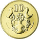 Monnaie, Chypre, 10 Cents, 2004, SUP, Nickel-brass, KM:56.3 - Chypre