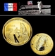 1 Pièce Plaquée OR ( GOLD Plated Coin ) - 2019 Anniversaire 50 Ans Mission Apollo 11 - Autres & Non Classés