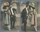 Superb Set Of 5 Card Hand Colored Jupe Culotte Edit CL Co Couple . Beautiful Girl - Moda