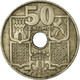 Monnaie, Espagne, Francisco Franco, Caudillo, 50 Centimos, 1949, TB+ - 50 Centimos
