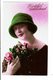 CPA - Carte Postale Pays Bas - Hartelijk Gefeliciteerd Jeune Dame Tenant Un Bouquet -1926-VM4006 - Andere & Zonder Classificatie