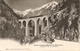 74. CPA. Haute Savoie. Chamonix-Mont-Blanc. Viaduc De Sainte-Marie Et Le Mont-Blanc. Chemin De Fer De Chamonix - Chamonix-Mont-Blanc