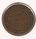 AUSTRALIA AUSTRALIE АВСТРАЛИЯ  HALF PENNY 1919  154 - ½ Penny