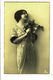 CPA - Carte Postale Pays Bas- Dame Avec Un Bouquet -vue De Profil 1920- VM4029 - Femmes