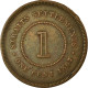 Monnaie, Straits Settlements, Victoria, Cent, 1887, Paris, TB+, Bronze, KM:16 - Malaysie