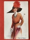 1915 - Illustrateur CH. BARBER - SURE TO PLEASE - GRAND CHAPEAU PLUMES ROUGES - GROTE HOED RODE PLUIMEN - Other & Unclassified