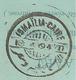 Briefkaart 5cent Hangend Haar Aan Nederlandse Consul Egypte.Ambulant ISMAILIA-CAIRE 18.4.94 - Postal Stationery