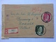 GERMANY 1942 Registered Kiel Cover To Dordrecht Netherlands With Censor Marks And Tape - Covers & Documents