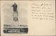 YT Sage N/B N°8 Défectueux Surcharge Port Saïd CAD Port Said Egypte 29 Nov 01 Bureau Français à L'étranger CP De Lesseps - Storia Postale