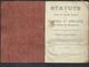 Statuts De La Société De Secours Des Ouvriers Et Employés Des Mines De Beaubrun (Loire) - Historische Dokumente