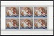 Vaticano 1991 Bf. 896 Lunette Cappella Sistina "Eleazar" Affresco Dipinto Quadro Michelangelo MNH Sheet Di 6 + Brossura - Religious