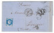 ESPAGNE SPAIN - LETTRE COVER De SEVILLA Pour BEZIERS FRANCE FRANCIA AMBULANT JEAN DE LUZ 1862 PD - Lettres & Documents