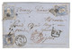 ESPAGNE SPAIN - LETTRE COVER De FIGUERAS GERONA Pour BEZIERS FRANCE FRANCIA CACHET PERTHUS PD 1871 - Cartas & Documentos