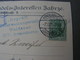 Zabre Karte 1915 Schlesien Hindenburg - Briefe U. Dokumente