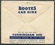 GB Theatre Royal, Drury Lane, London / Rootes Car Hire Advertising Cover - Covers & Documents