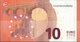 ! 10 Euro Currency, Money, Geldschein, Banknote , F002D3, Mario Draghi, EZB, ECB, Europäische Zentralbank - 10 Euro