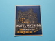 Gran Hotel AVENIDA Antes Alfonso MADRID (format +/- 8 X 9,5 Cm.) > ( Imp......) > Detail Zie/voir Photo ! - Hotelaufkleber