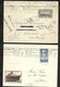 2 Enveloppes Voyage Inaugural  NORMANDIE . Le Havre New York 29/5/35 Et New York Le Havre 7/6/35 - Autres & Non Classés