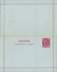 Canada Postal Stationery Ganzsache Entier 2c. Victoria Lettercard  Unused - 1860-1899 Règne De Victoria