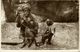 India, Native Juggler Juggling, Monkey Trainer (1930s) RPPC Postcard - India