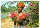 Carte Pub Ionyl Biomarine Sierra Leone Jeune Fille Aux Fleurs - Sierra Leona (...-1960)