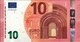 ! 10 Euro Currency, Money, Geldschein, Banknote , F002H5, Mario Draghi, EZB, ECB, Europäische Zentralbank - 10 Euro