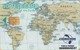 CYPRUS - Cosmophone, World Map (2nd Issue), CN Down Right, 3 £, 2004, Used - Cyprus