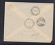 Iran Persia Registered Cover 1936 Teheran Via Singapore To Canton China Faults - Iran