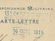 Carte Lettre Franchise Militaire Coq + 13eme Corps D Armee Hopital Temporaire - WW I