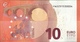 ! 10 Euro Currency, Money, Geldschein, Banknote , F002G2, Mario Draghi, EZB, ECB, Europäische Zentralbank - 10 Euro