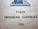 1928/29 SUISSE OBSERVATOIRE NATIONAL DE MUSIQUE & DECLAMATION DISTRIBUTION PRIX-RECOMPENSES HARMONIE-PIANO-SOLFEGE-FLUTE - Programme