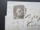 AD Sachsen 1858 Nr. 8 EF Mit Nummernstempel Und K2 Borna Und 1. Ausgabe Stempel. Faltbrief Mit Inhalt! - Saxony