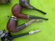 Delcampe - Lot De 9 Pipes Matiere A Identifier -2- - Sonstige & Ohne Zuordnung